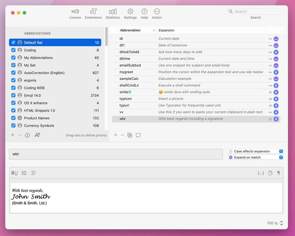 Text expander tutorial: Getting started with Typinator